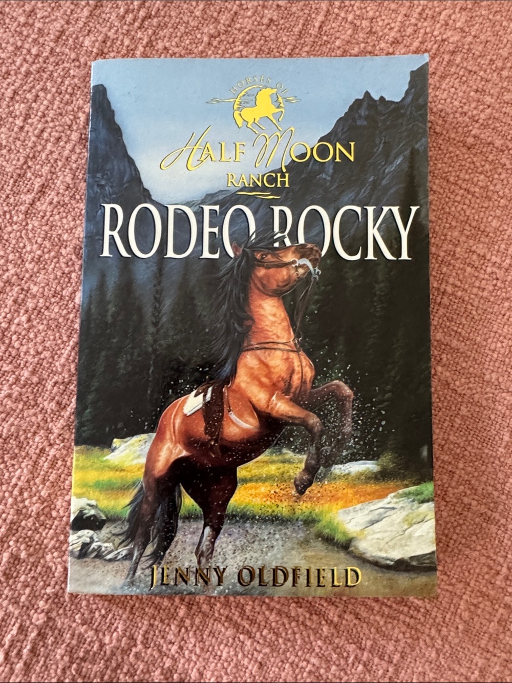 Horses of Half Moon Ranch book 2 - Rodeo Rocky - softcover vintage 90s